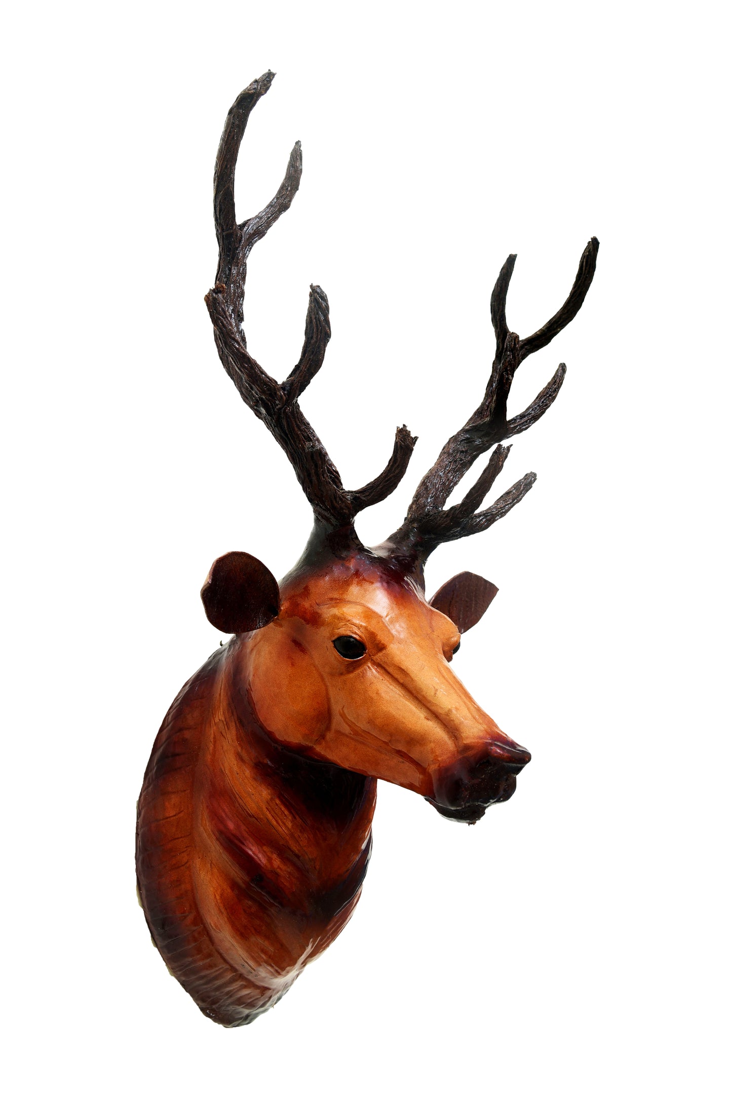 NB Crafted Decoration items for living Room Deer Head Wall Hanging showpiece for Home, Hotel, Restaurants, Cafe Interior Decor Showpiece (Pack of 1)