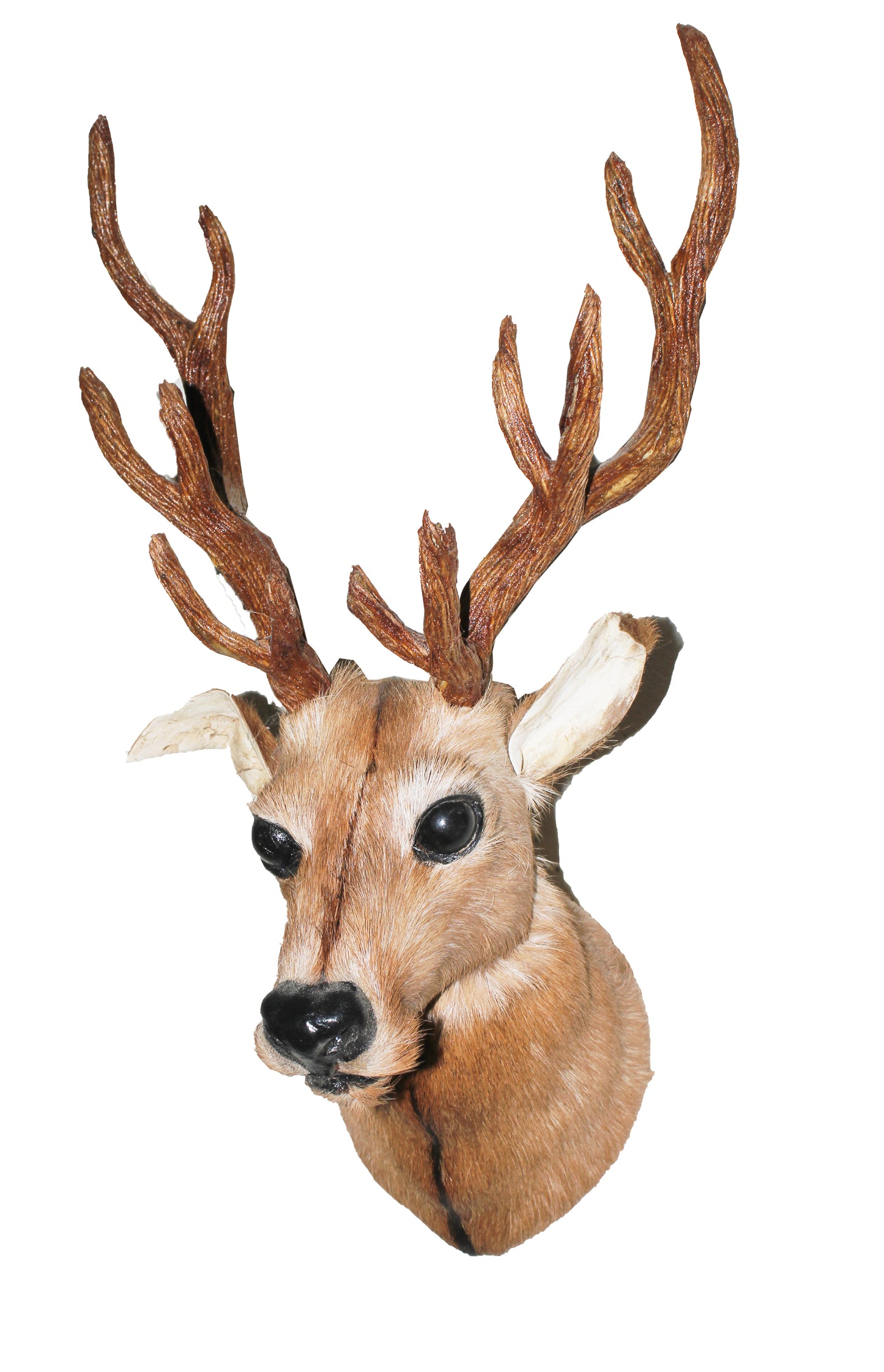 NB Crafted Wall Hanging Deer Head showpieces for Home, Living room, Restaurants Decoration and Wall Mounted - Home Decors (Pack of 1)-Wood